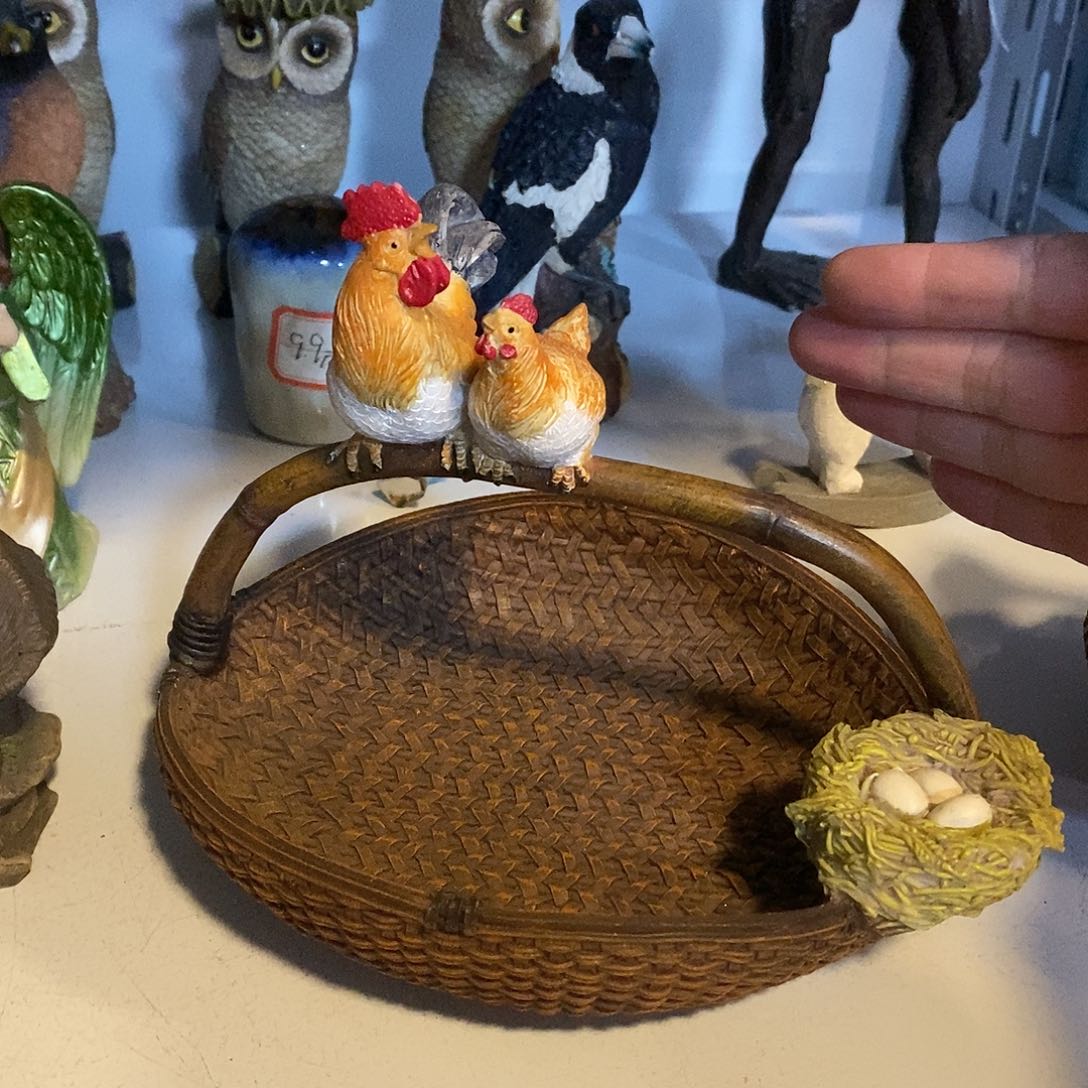 树脂制品大提蓝摆件