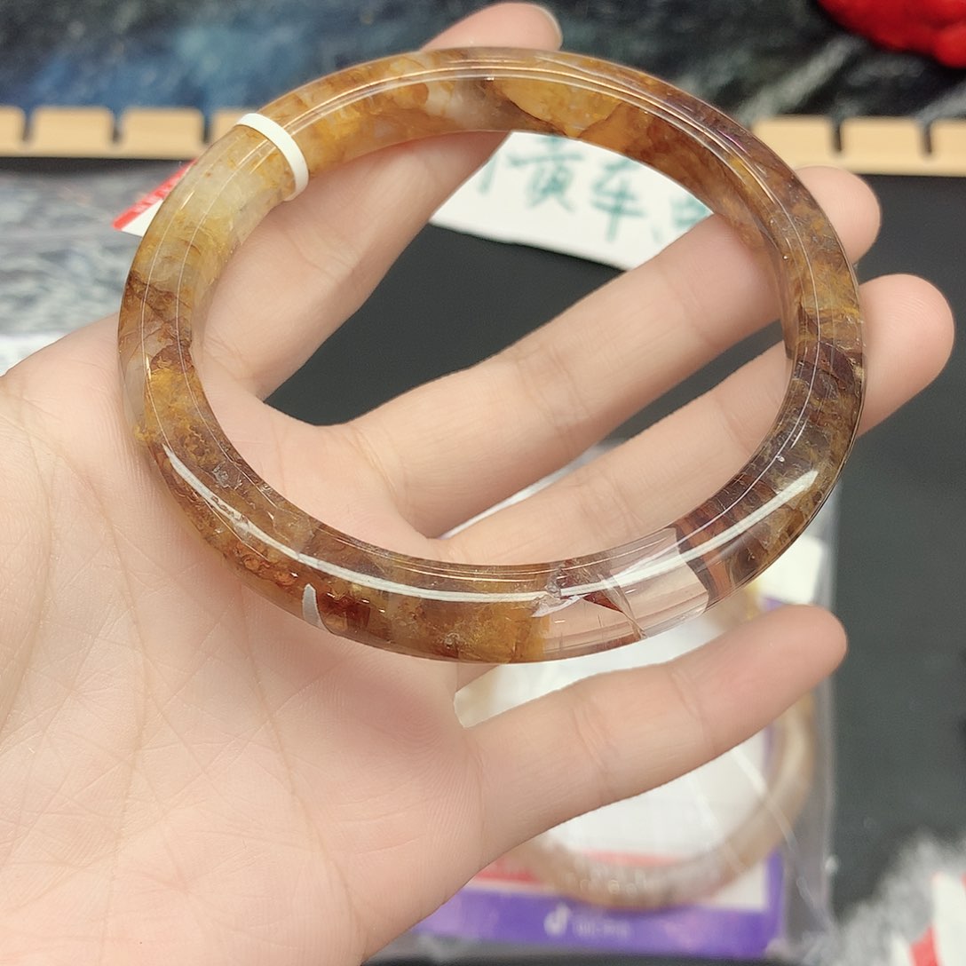 水晶手镯未镶嵌134（6162:：）