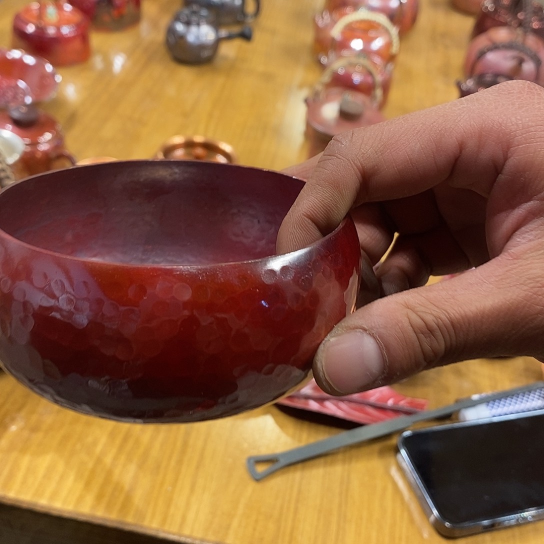 茶洗手工锻打工艺