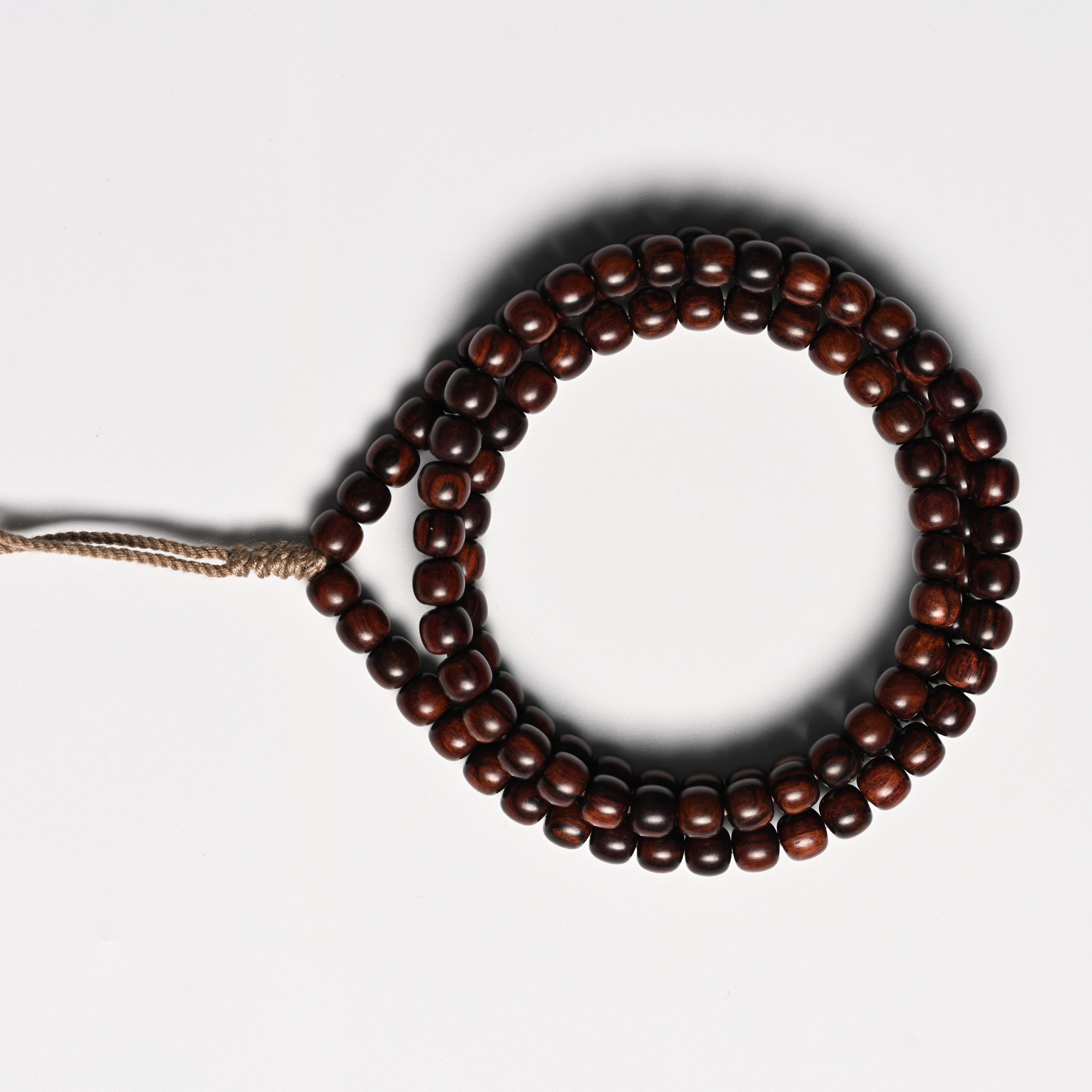 6.5*7/108颗 海南黄花梨 老油梨 无胶无蜡