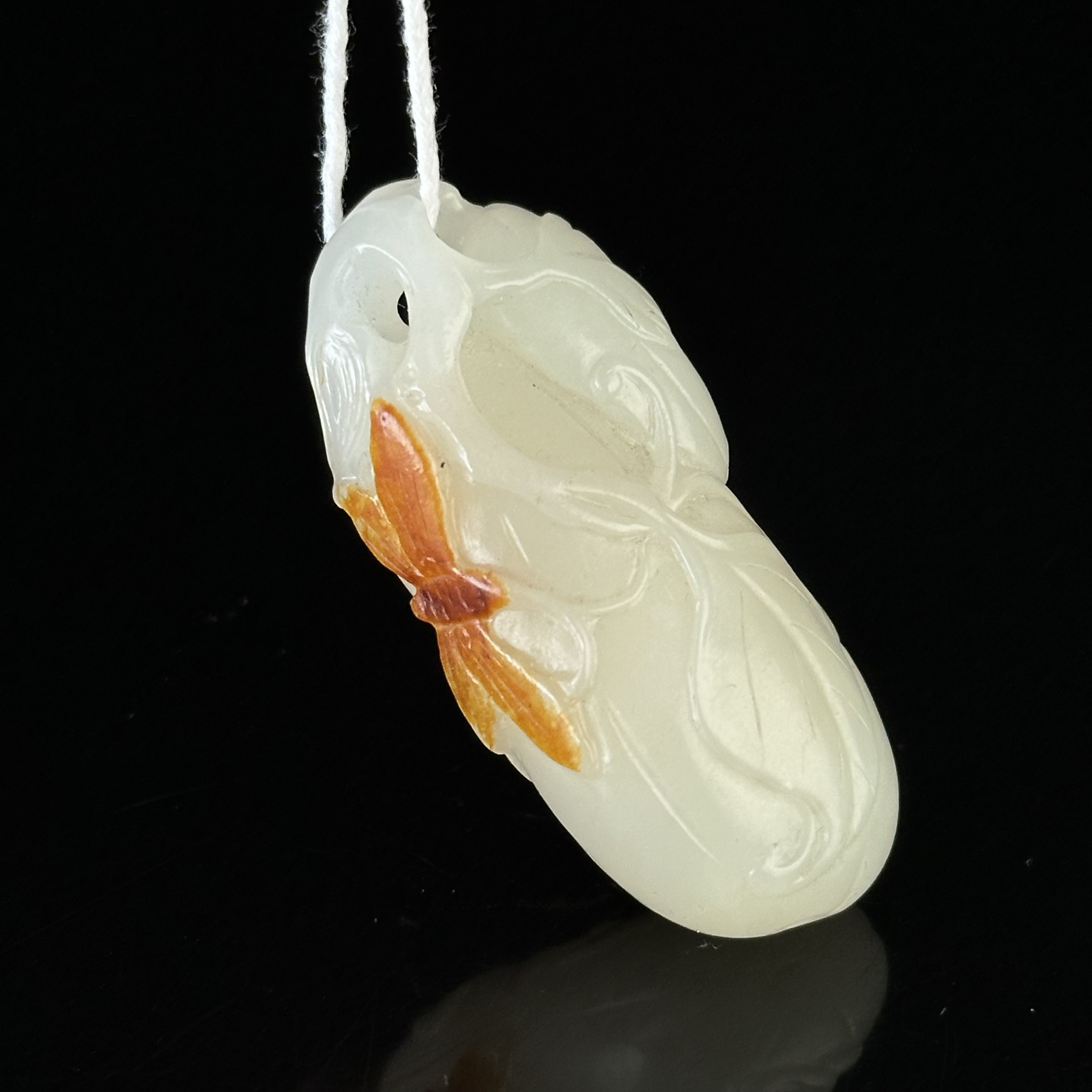 清和田玉瓜果纹佩 ZR90115007*【上海兰馨】