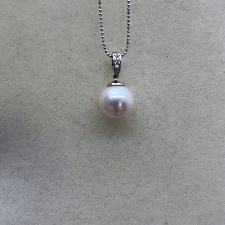 合金淡水珍珠颈饰