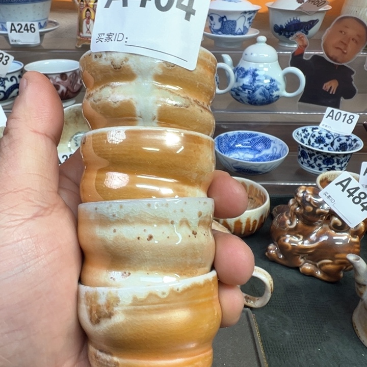 摆件404景德镇手工柴烧茶器