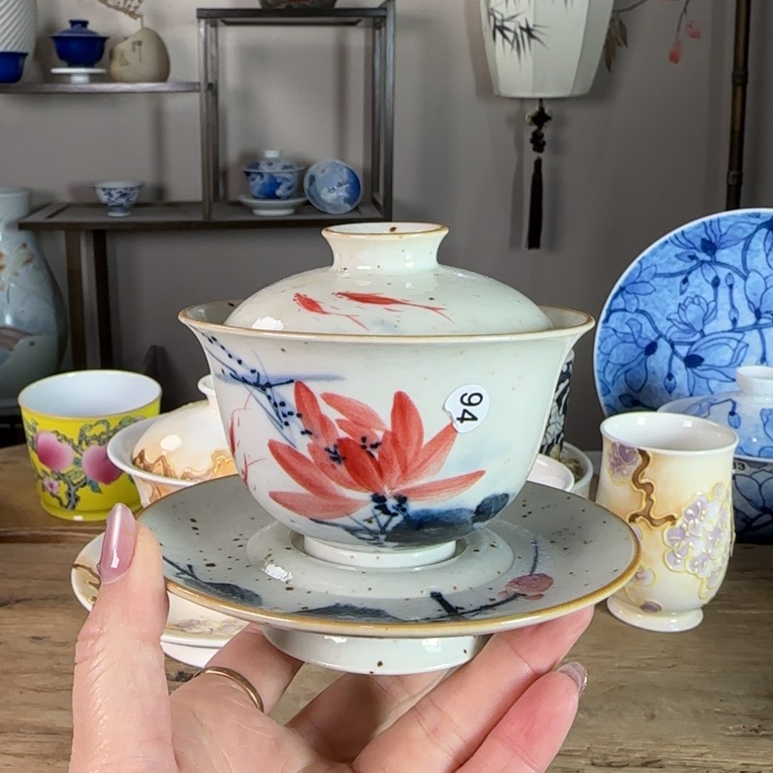 杯小****?景德镇陶瓷柴烧多人