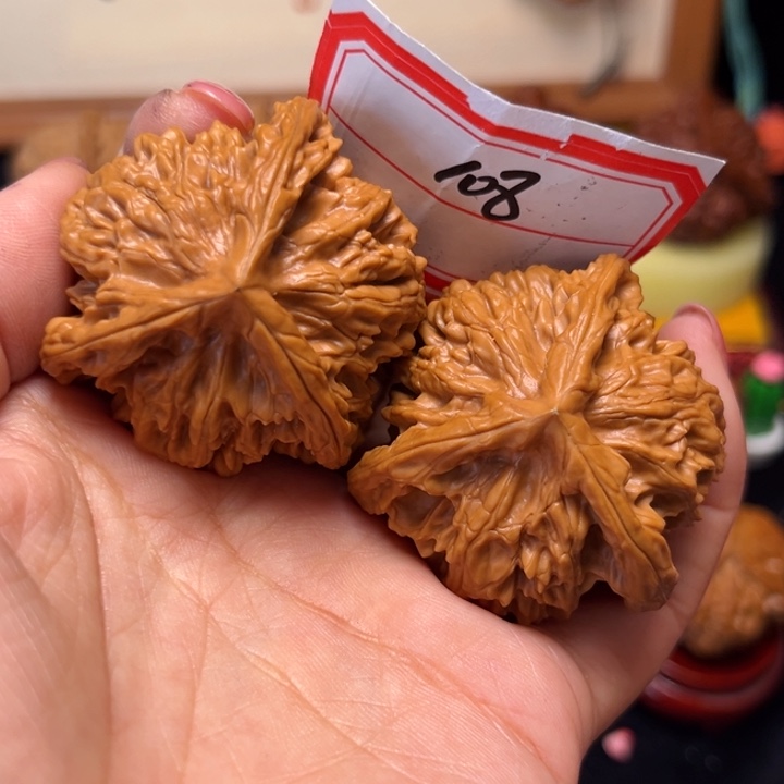 手串文玩核桃45全品粗筋盘龙虎奔108