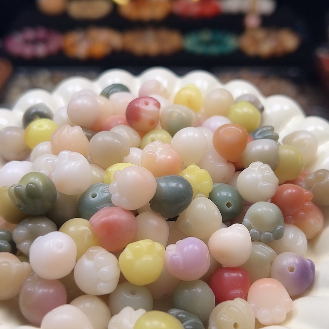 手串菩提根/象牙果卡12多宝猫爪40颗