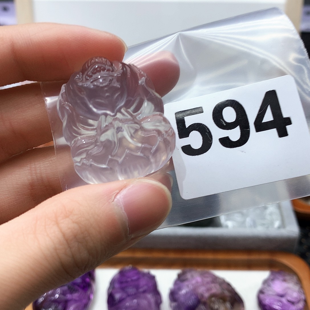 水晶颈饰未镶嵌吊坠