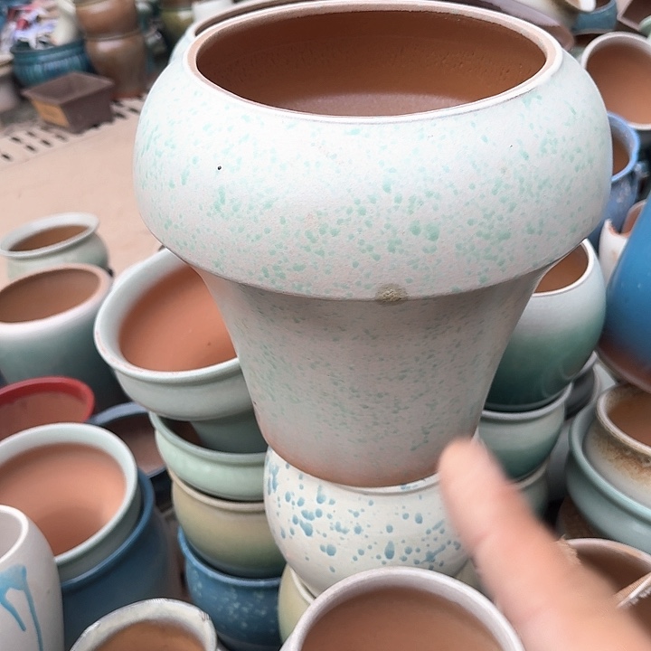 红陶微瑕花盆处理来啦