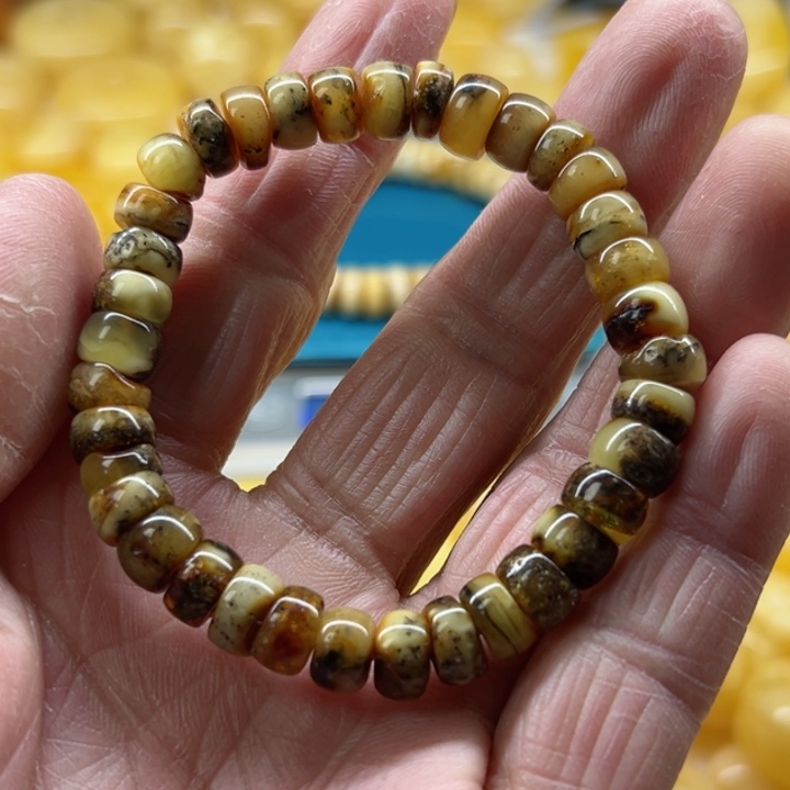 琥珀（矿物珀）手串未镶嵌