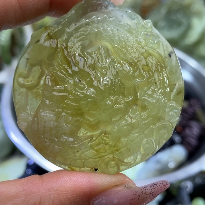 岫玉岫玉吊坠未镶嵌