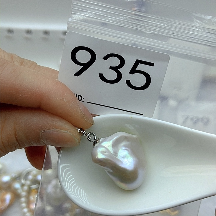 淡水珍珠颈饰银S925镶嵌