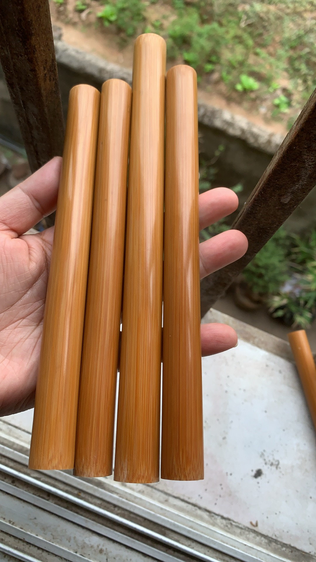 实心玉竹手把件直播间选料款一物一拍