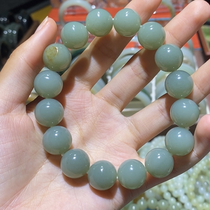 朴***哲手链未镶嵌和田玉