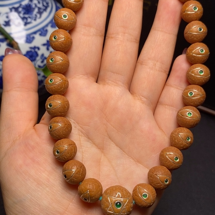 凤眼菩提手串尼泊尔