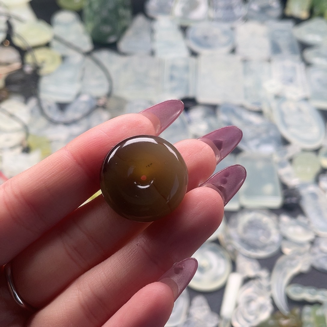 蛇纹石玉吊坠(赠链)未镶嵌