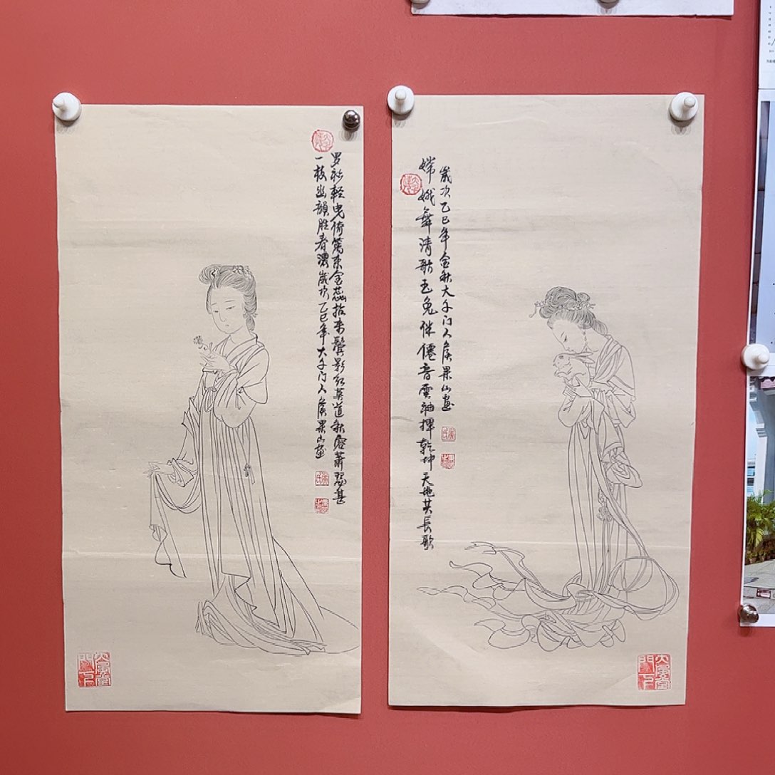 国画ғ**ɢ侯果山老师亲笔手绘作品朵 