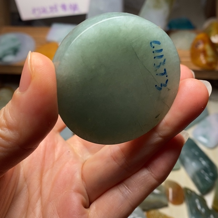 翡翠未镶嵌颈饰天然