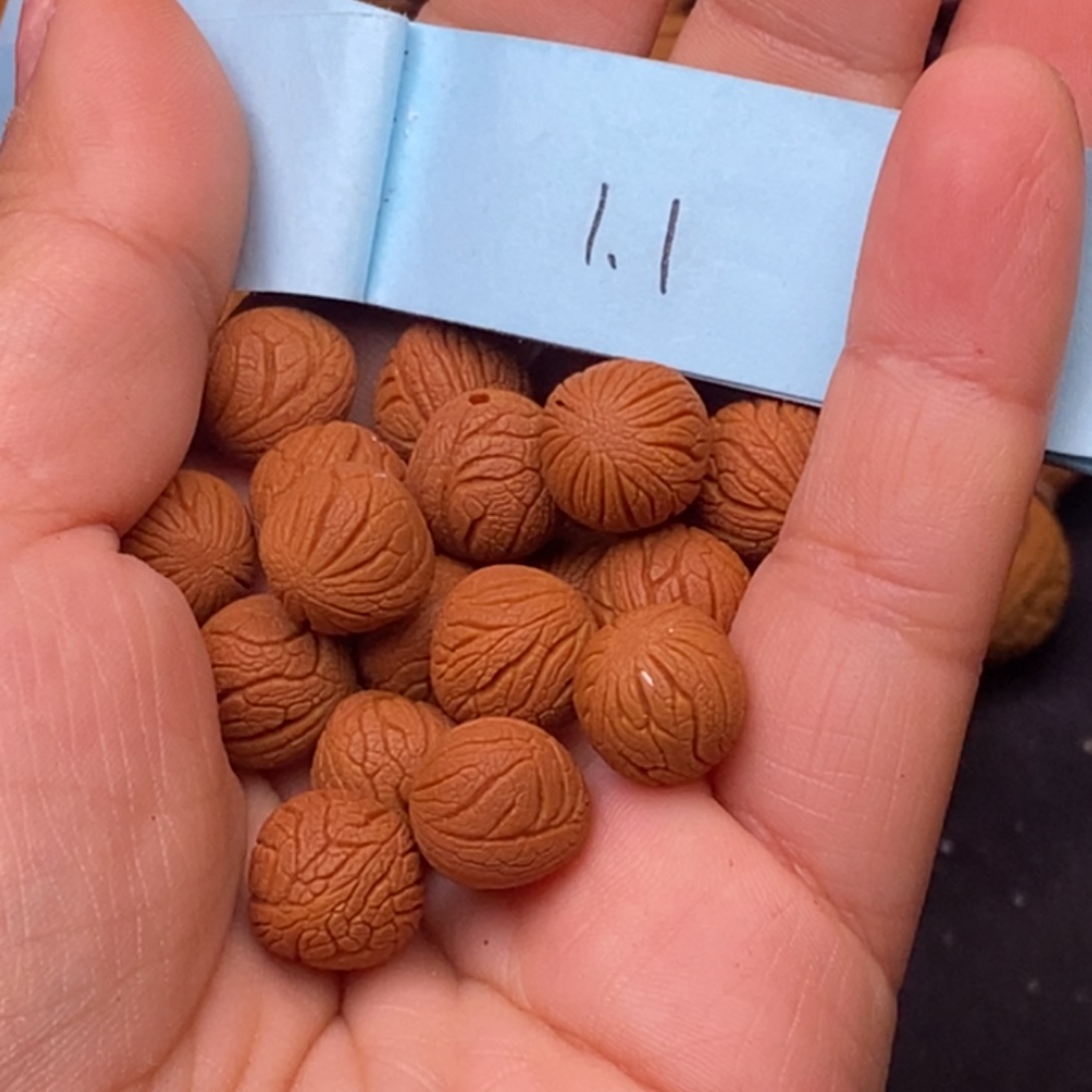 秦岭龙纹桃核20颗