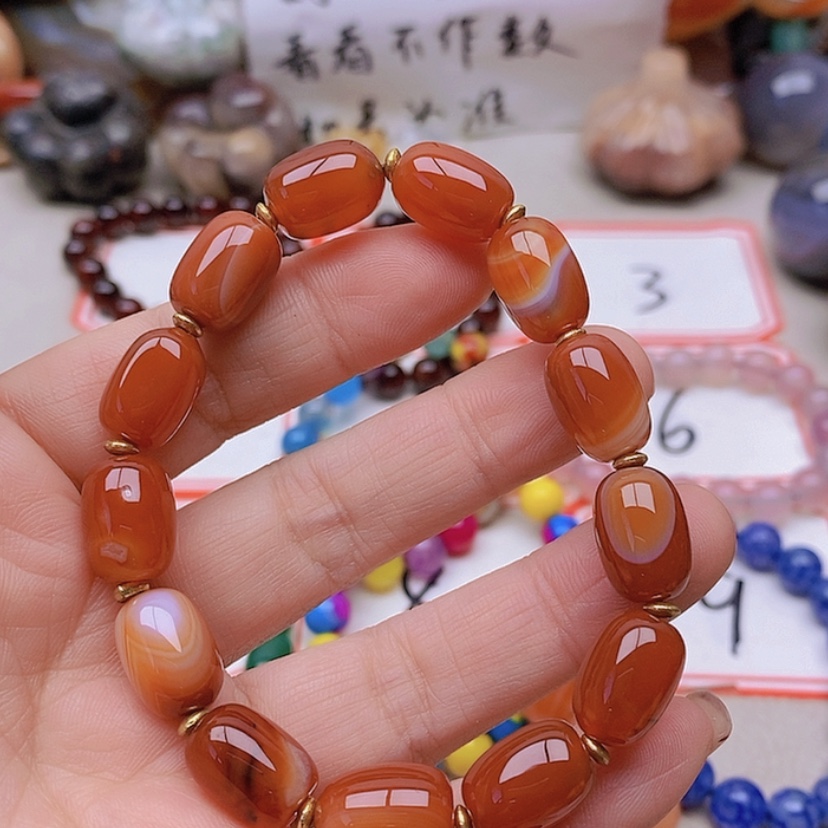 【闪购商品】未镶嵌玛瑙/玉髓珠宝半成品喵*