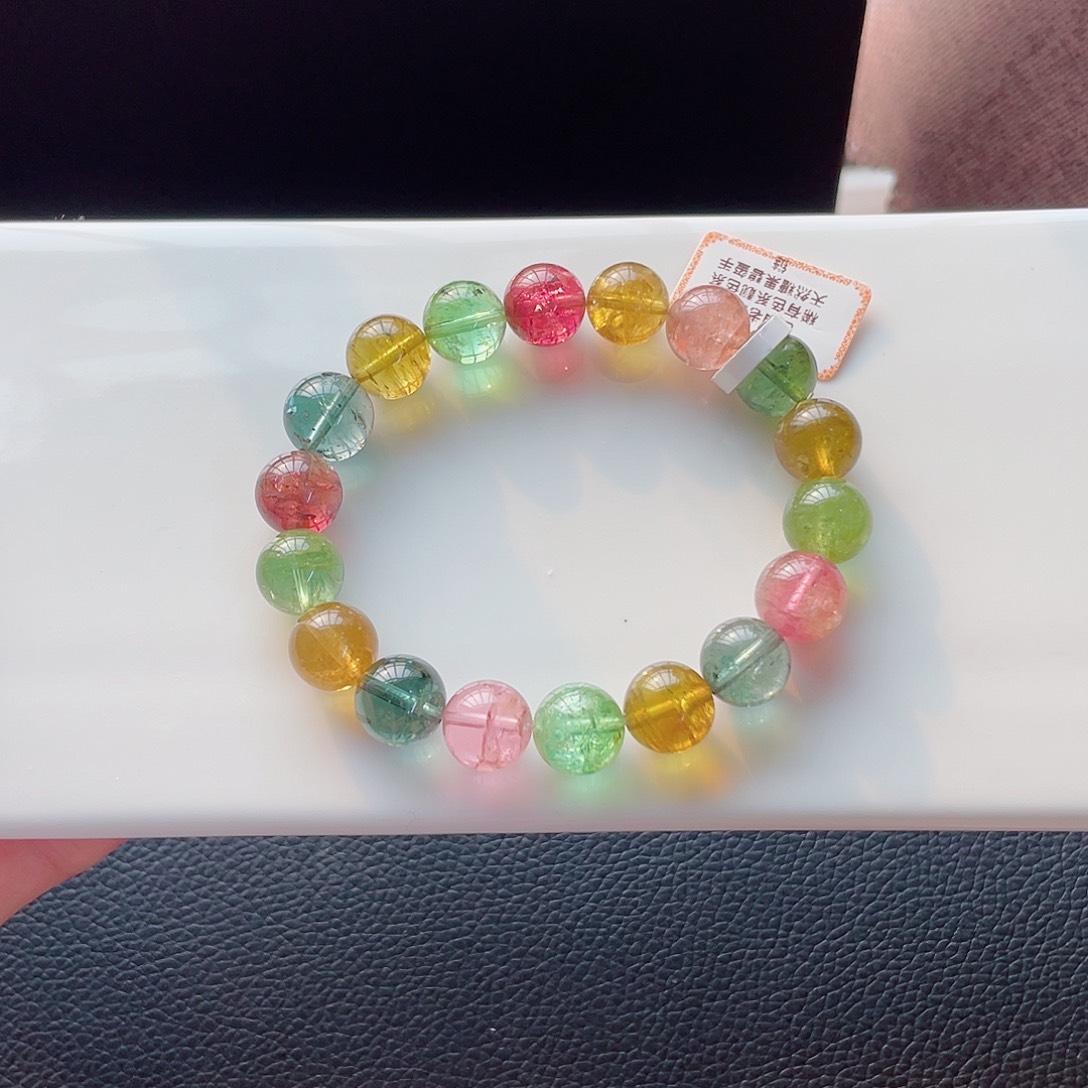 未镶嵌碧玺手链11mm左右