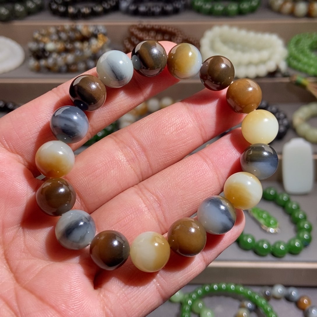 和田玉手链未镶嵌