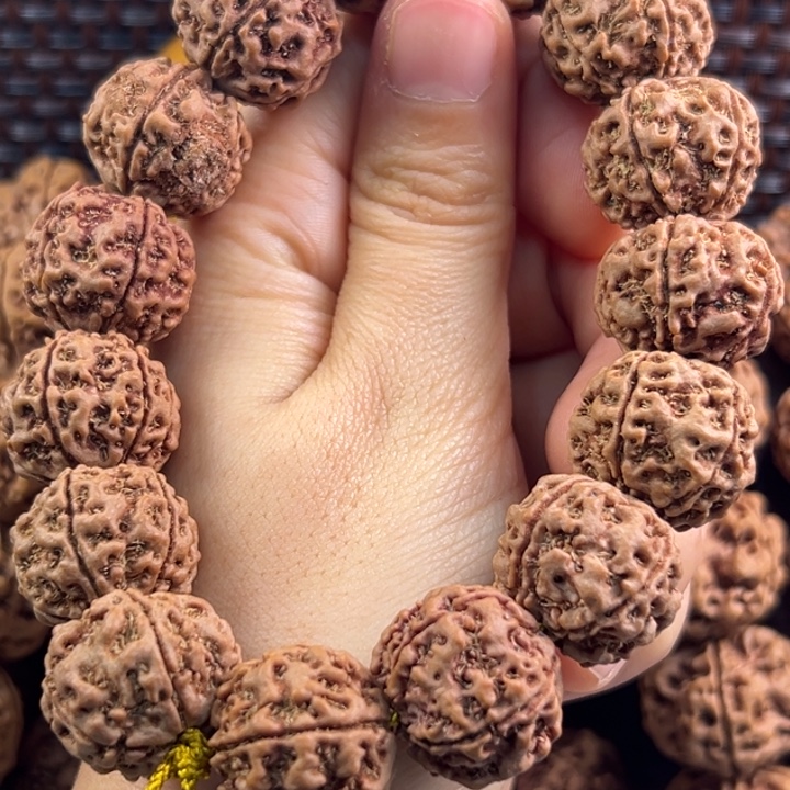 金刚菩提手串原生态五瓣粗筋菩提手串