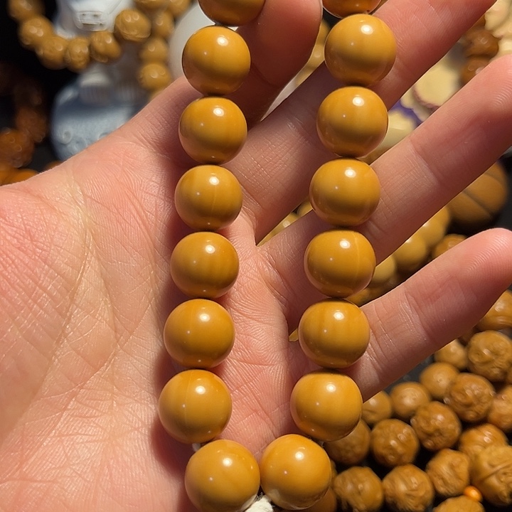 橄榄核手串/手链猴头1.4正圆