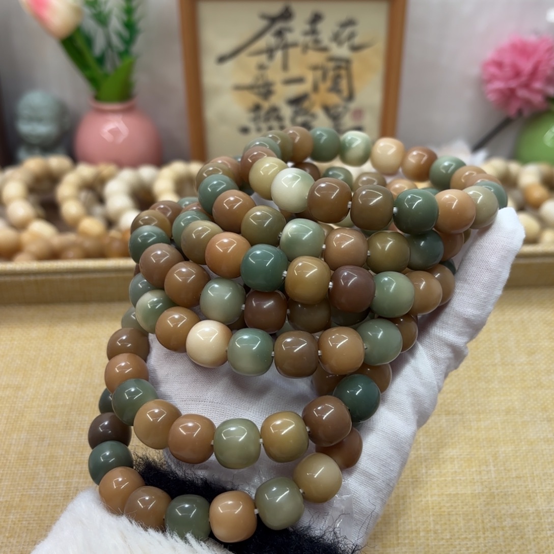 菩提根/象牙果吊坠13.6水磨浓郁多宝桶福利一锅078