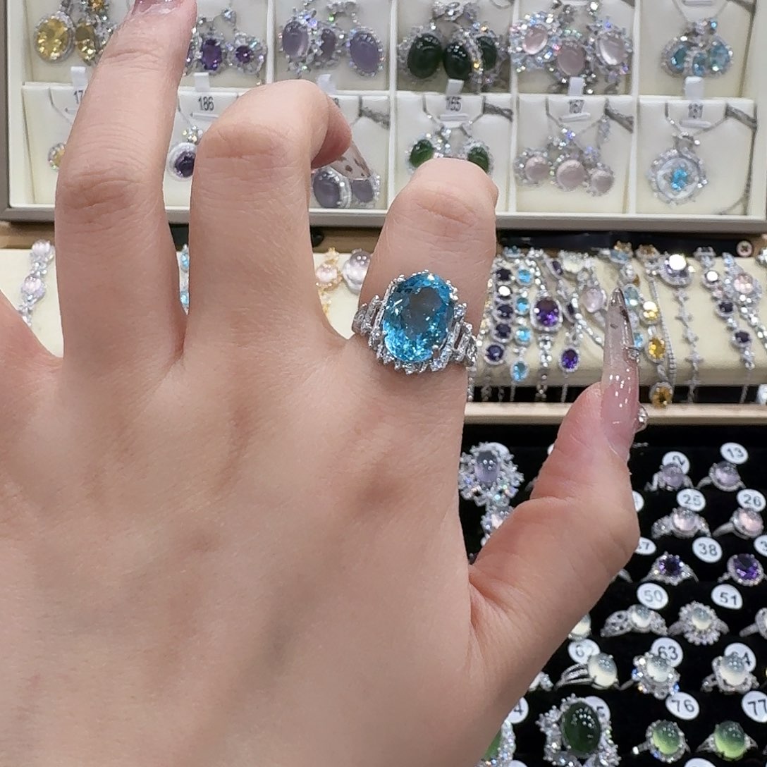 白***呆蛇纹石玉银S925镶嵌吊坠(赠链)