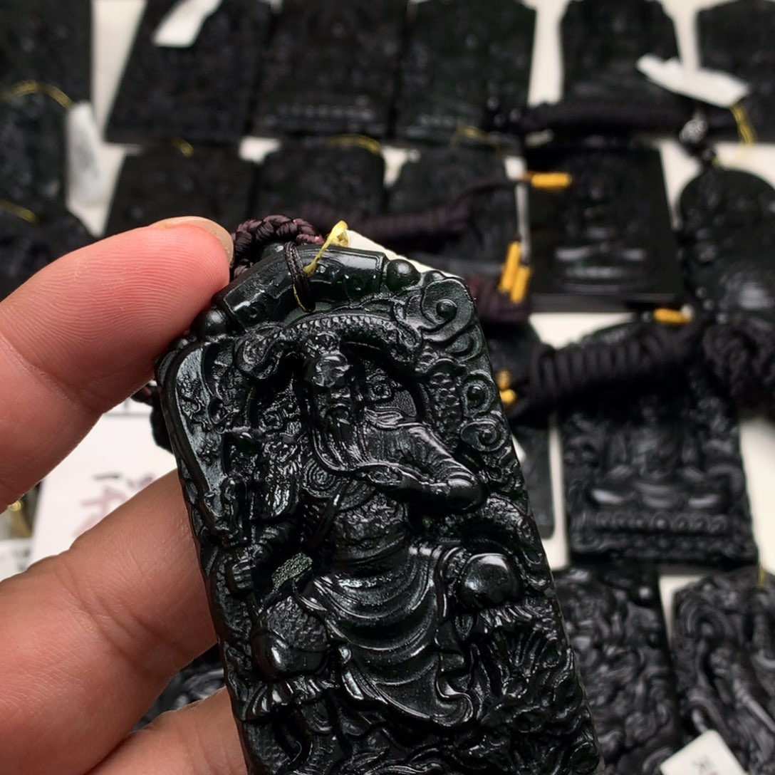 天然a货钢琴黑挂件