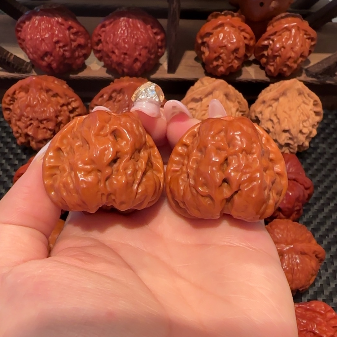 文玩核桃吊坠蛤蟆头40精品1633