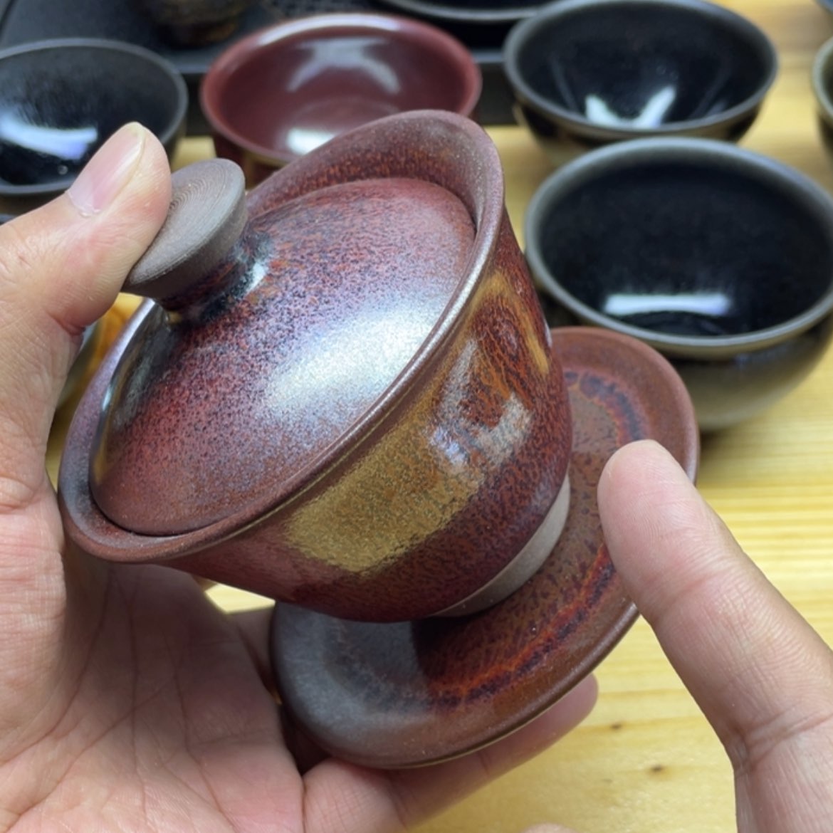 【闪购商品】茶盏非遗传承建窑建盏