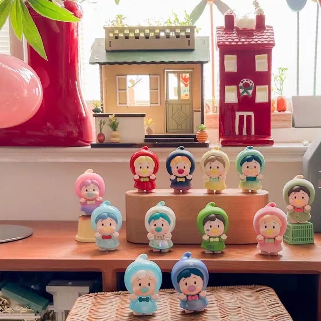 【跳伞】小花卷精灵物语系列_只只公仔摆件盲盒