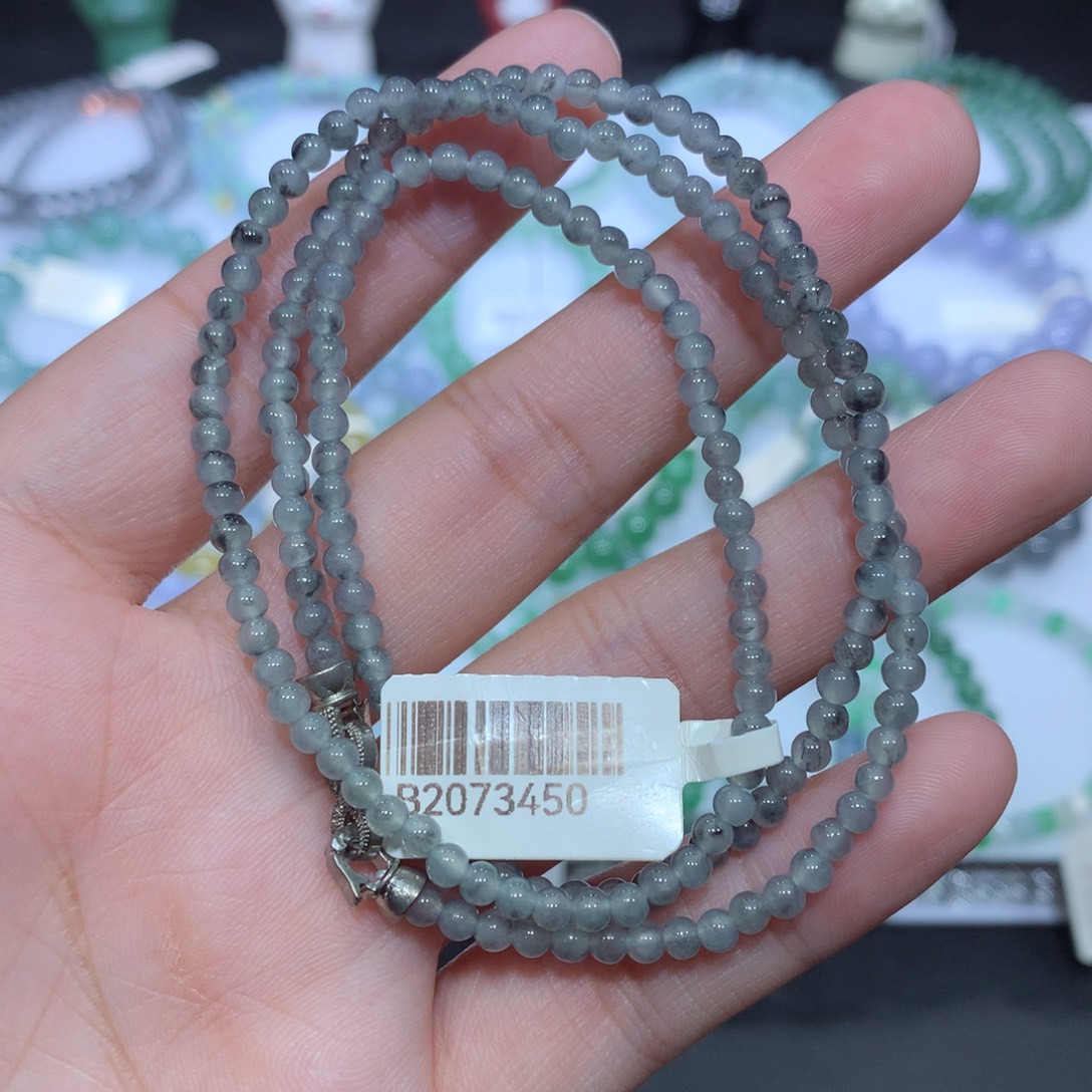 翡翠未镶嵌手串天然