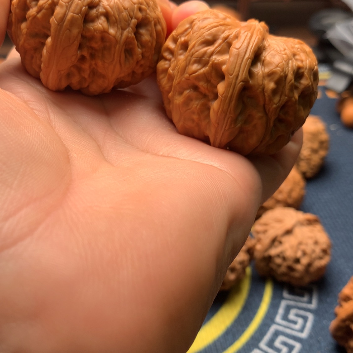 【闪购商品】把件文玩核桃唔*元宝43