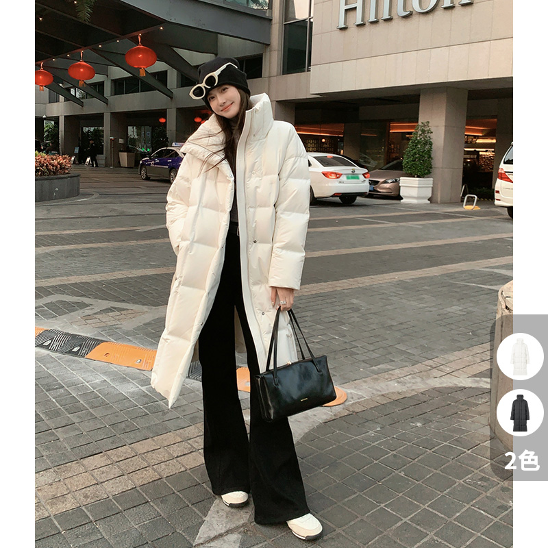 美洋MEIYANG 奶味方糖鹅绒服【安心鹅绒200+现货】中长款羽绒Sur