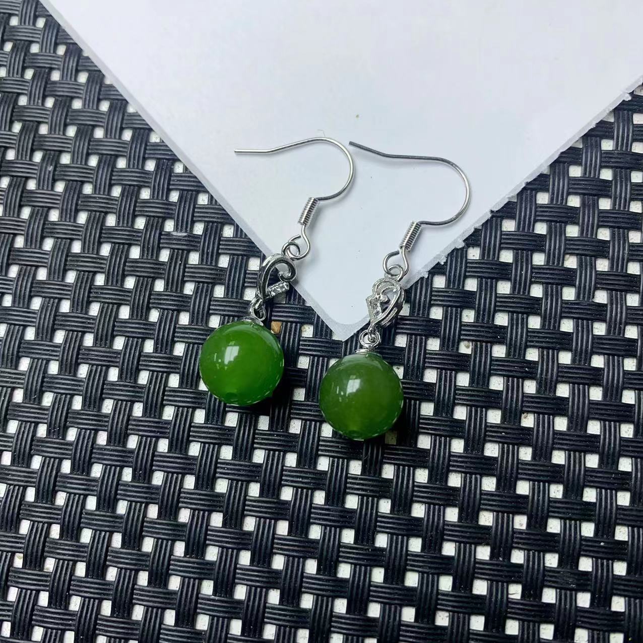 [聚小石]A1443俄绿耳钩