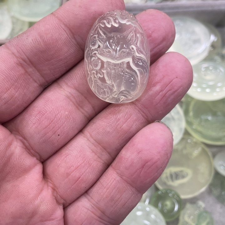 蛇纹石玉合金颈饰