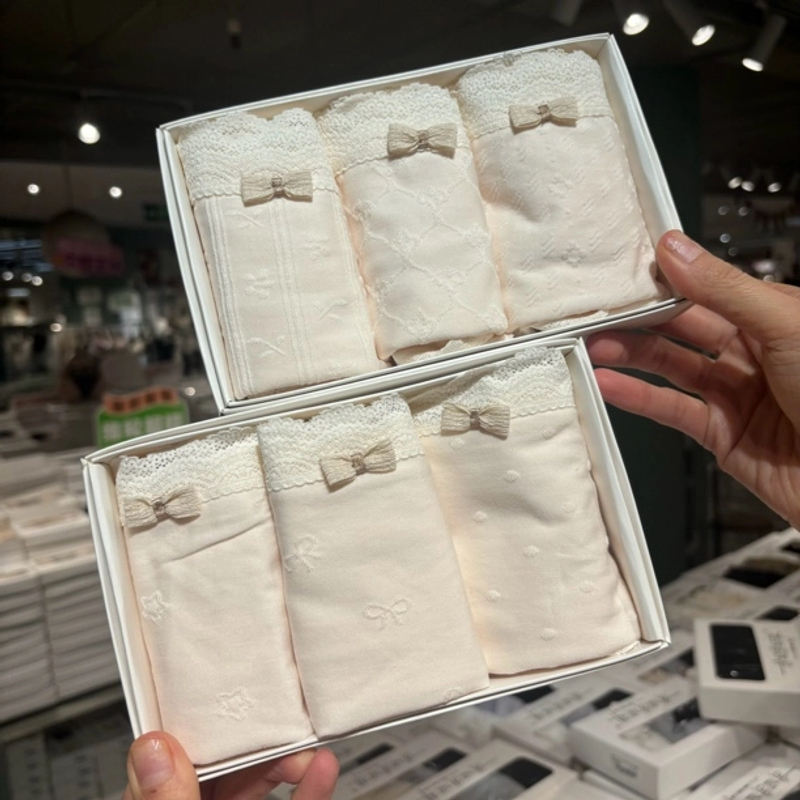 82463星海原野 中腰棉舒适透气女士内裤3条装