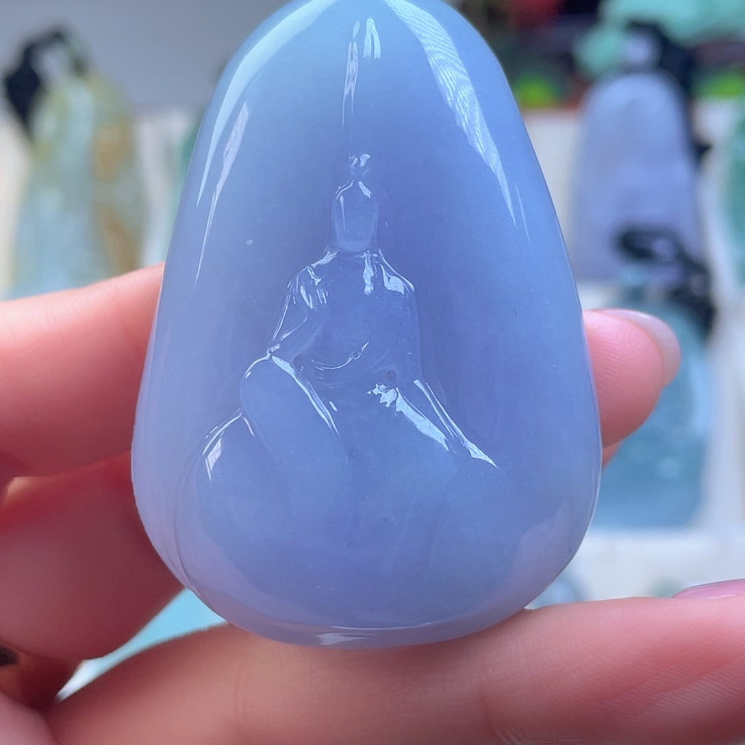 翡翠未镶嵌颈饰天然翡翠