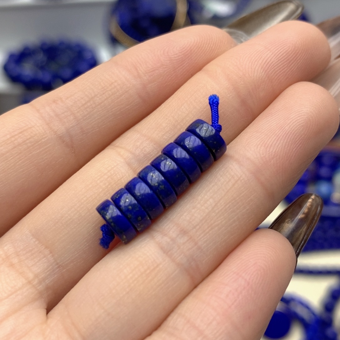 青金石未镶嵌隔片7mm