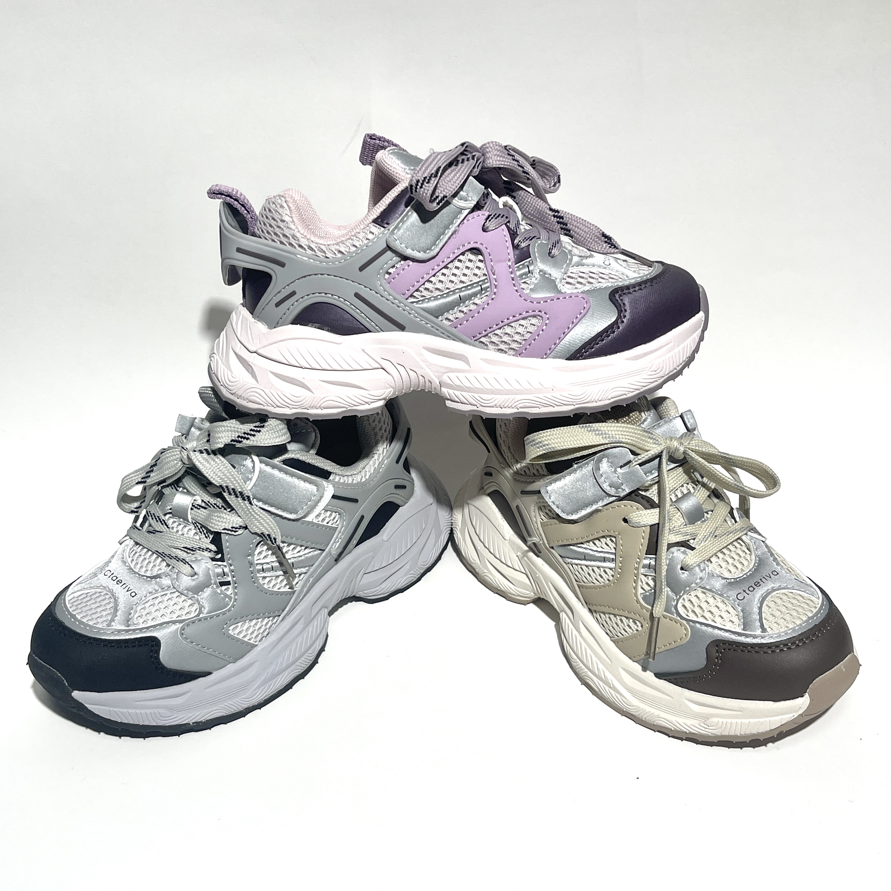 【星动方块】秋冬新款运动鞋中大童休闲时尚百搭韩版透气网面鞋2523