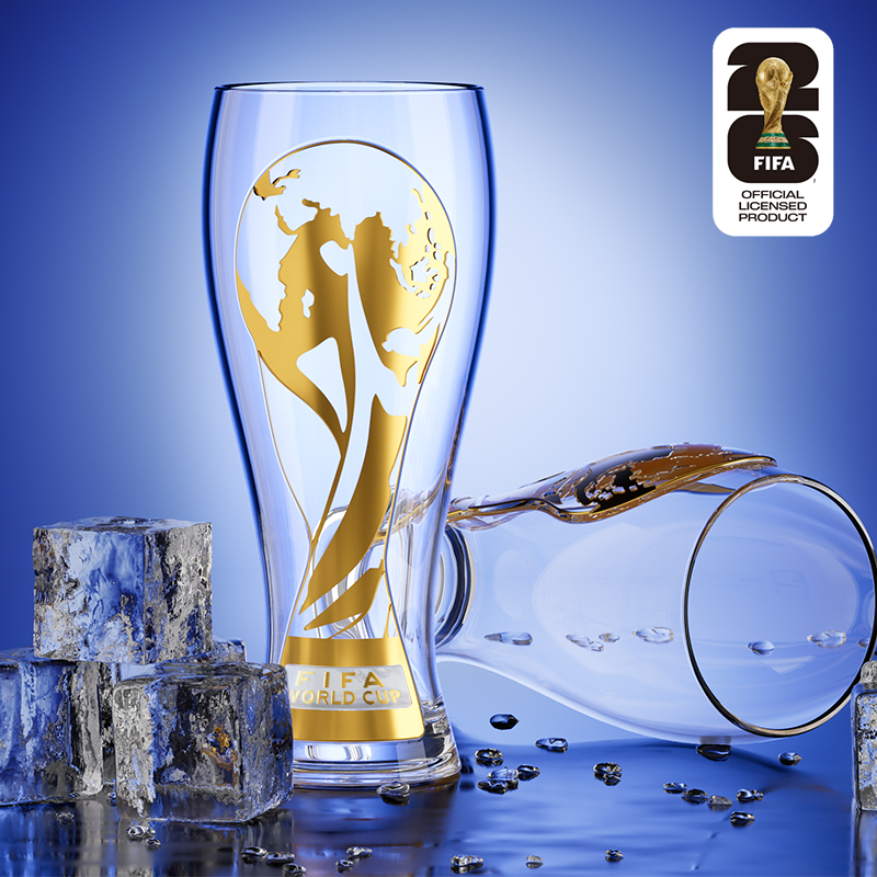FIFA国际足联2026世界杯周边大力神杯啤酒杯正版世界杯周边水杯