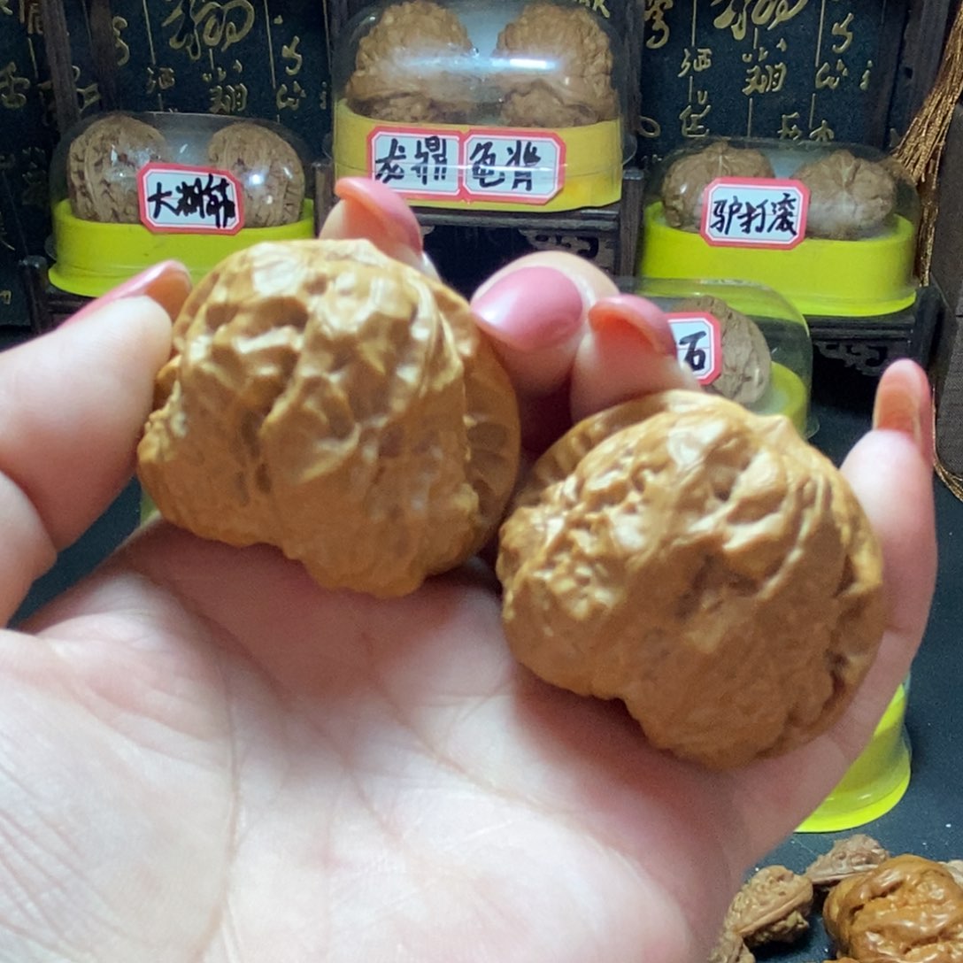 文玩核桃把件23号哈蟆头41尺