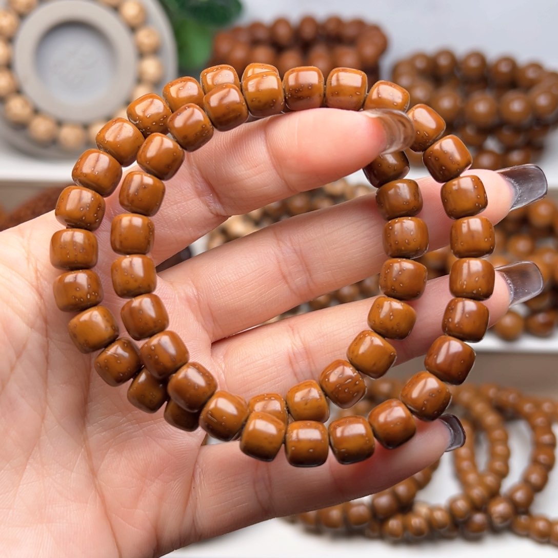 紫金鼠手串8-9实心老型