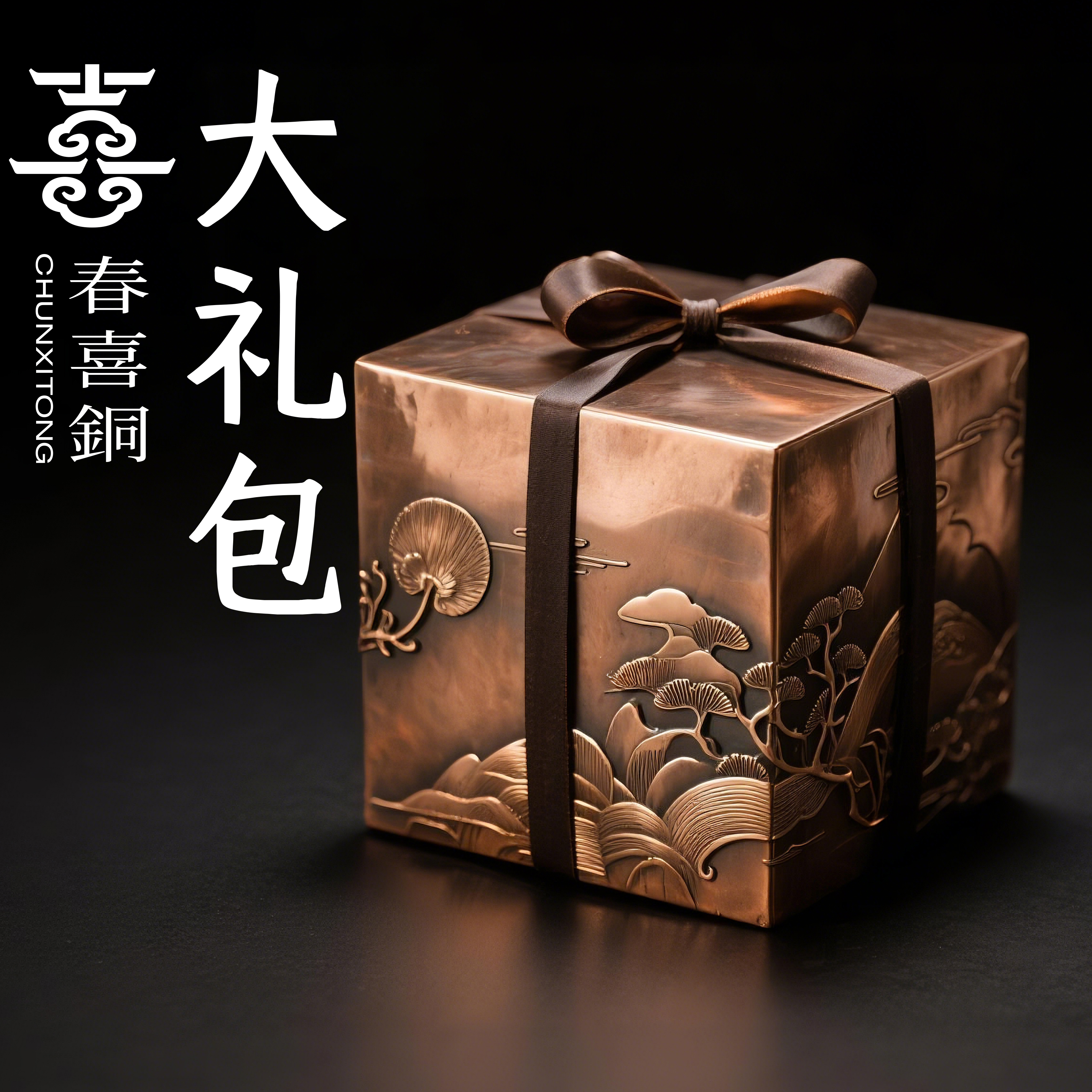 春喜铜惊喜大礼包花锅花勺礼包高档