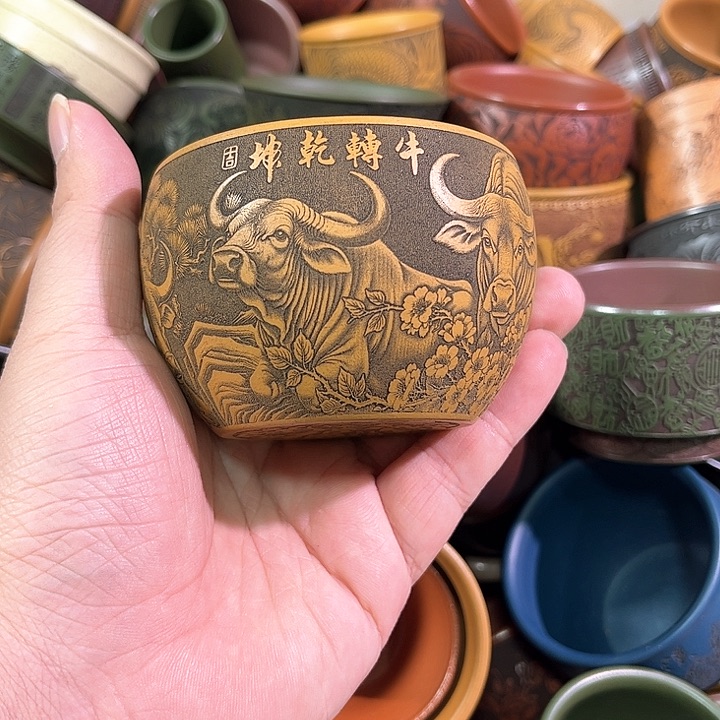茶杯紫砂全手工紫砂主人杯