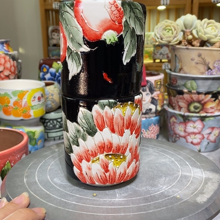 景德镇艺术手绘作品