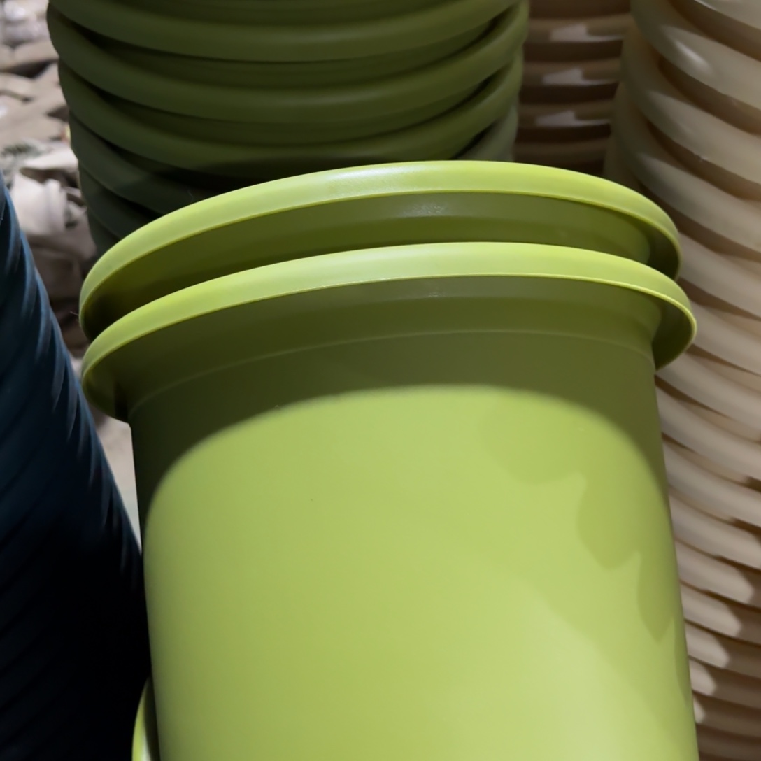 树脂四季盆6#无拖果绿微瑕7