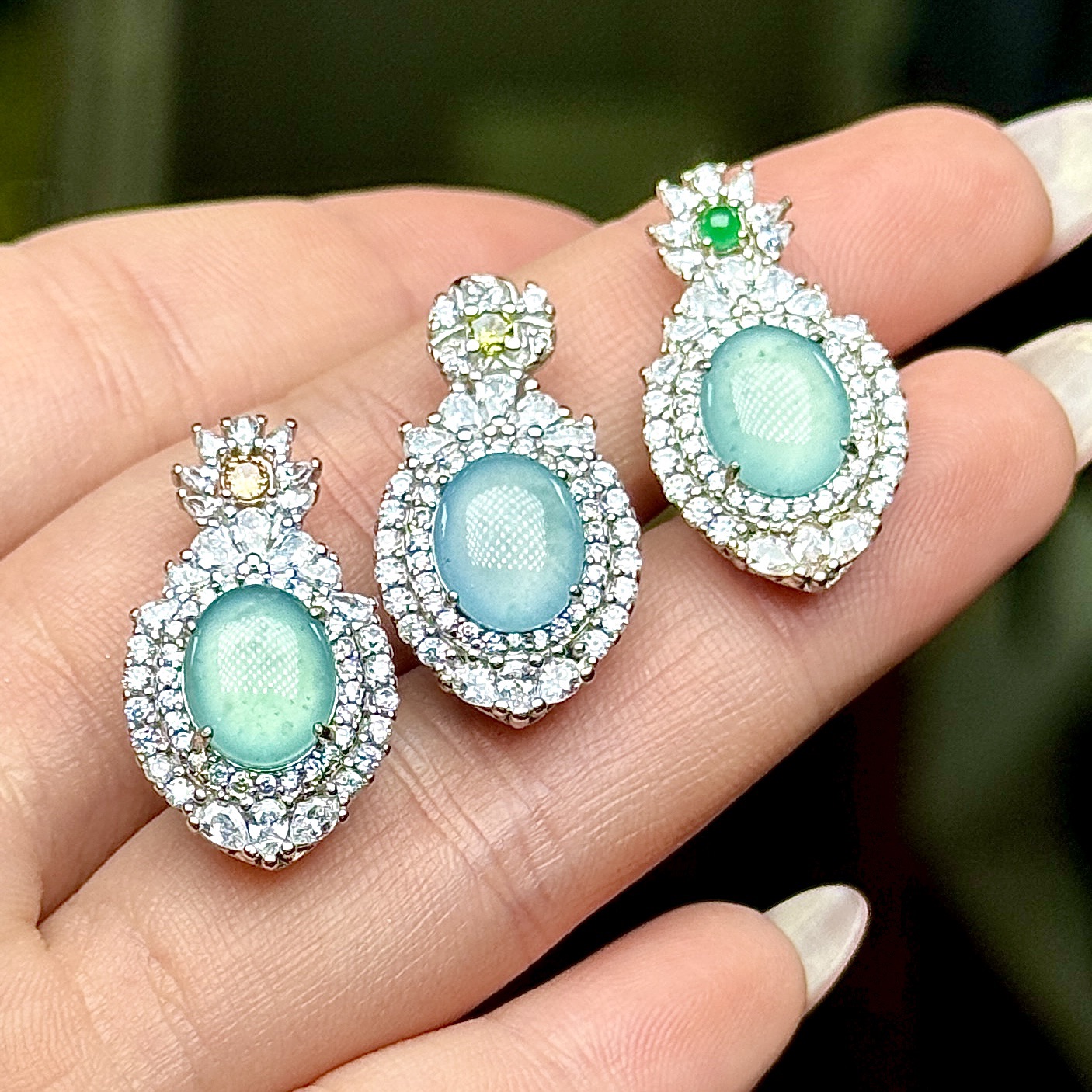 【CH】翡翠蛋面吊坠（多样性发其一）